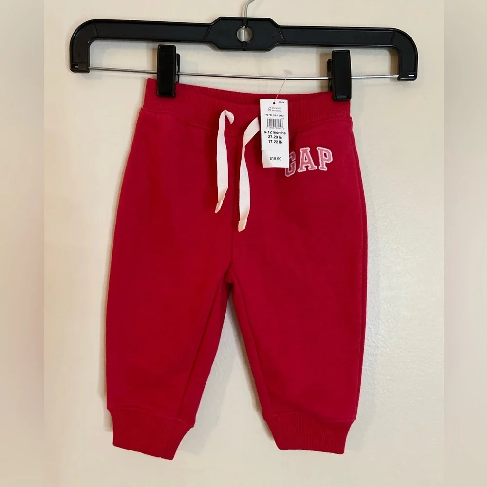 GAP baby Hot Pink Sweatpants with Drawstring